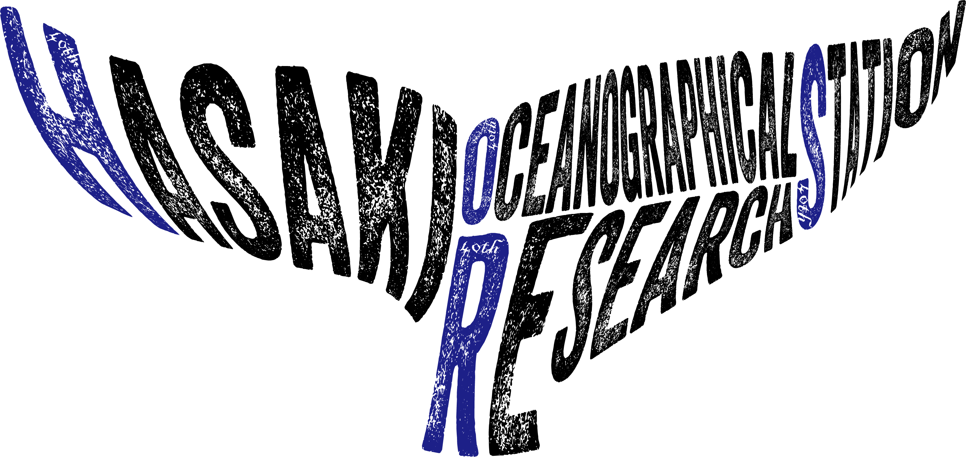 HORS40th ステッカーデザイン（Hasaki Oceanographical Research Station）
